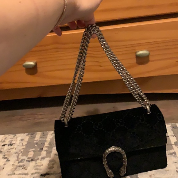 Brand NEW Gucci Dionysus GG Velvet Shoulder Bag - Picture 5 of 11